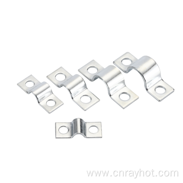 double hole single pipe clamp